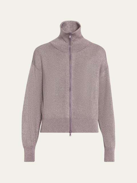Brunello Cucinelli Sparkly Zip Jacket