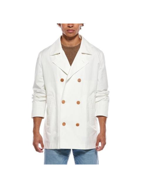 Brunello Cucinelli Brunello Cucinelli Off White Double Breasted Jacket