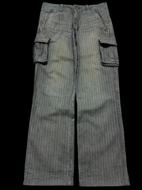Vintage - 💥90s Style Global Work Mudwash Faded hickory Cargo Jean