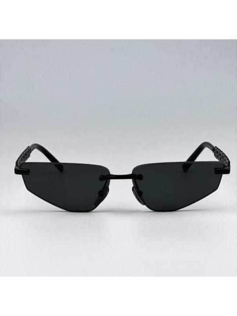 Dolce & Gabbana SALE! NEW D&G DG2301 01/87 Essentials Black Rimless Rectangle Women Sunglasses