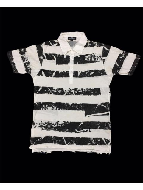 Hysteric Glamour XXX skull printed polos