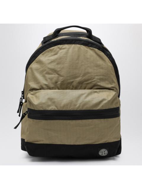 Stone Island Stone Island Military Green Cotton Ripstop Backpack Men