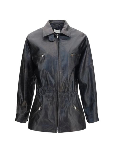 MAGDA BUTRYM Magda Butrym Vintage Leather Jacket Black Women