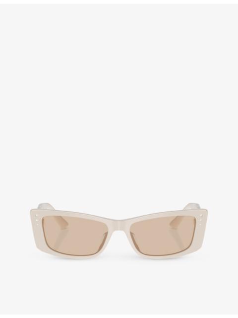 JIMMY CHOO JC5002BU butterfly-frame acetate sunglasses