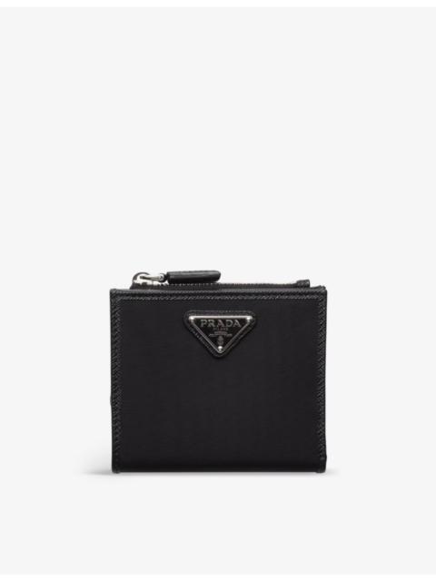Prada Re-Nylon small recycled-nylon and leather wallet