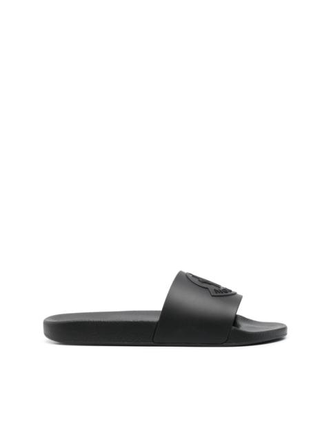 Moncler Moncler Black Flip-Flops & Slides Men