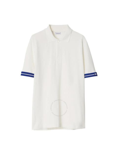 Burberry Striped Cotton Polo Shirt