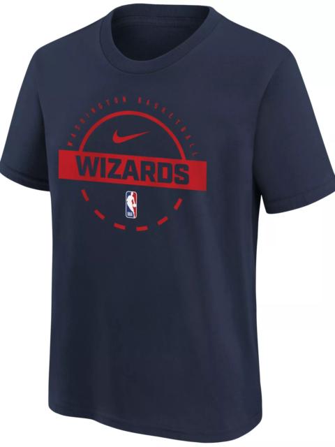 Nike Nike Youth Washington Wizards Navy On Court Practice Long Sleeve T-Shirt