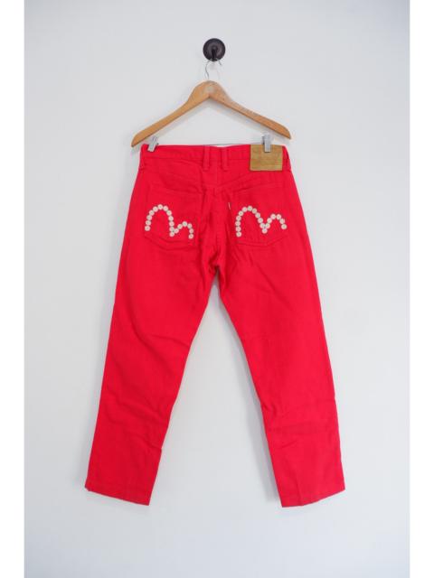 EVISU Vintage Evisu Fairway Red Denim *RARE
