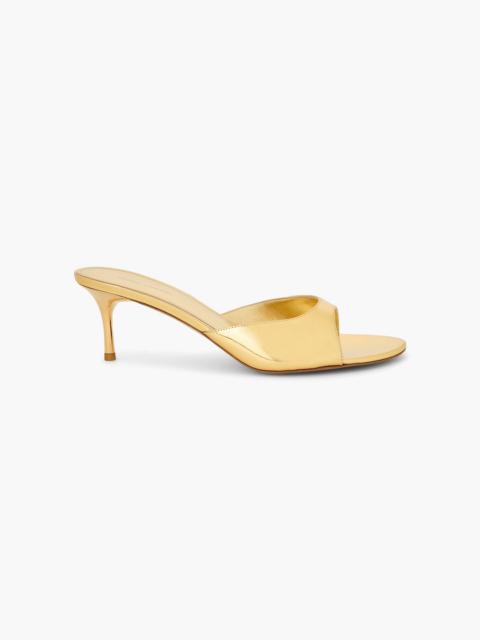 Amina Muaddi Jeanne mirrored-leather mules