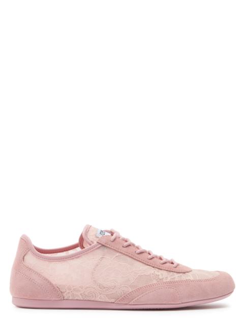 Miu Miu x New Balance New Balance 574 x Miu Miu denim sneakers