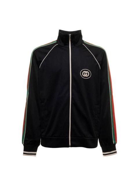 GUCCI Gucci Technical Jersey Zip Jacket 'Black' 696802-XJEES-1152