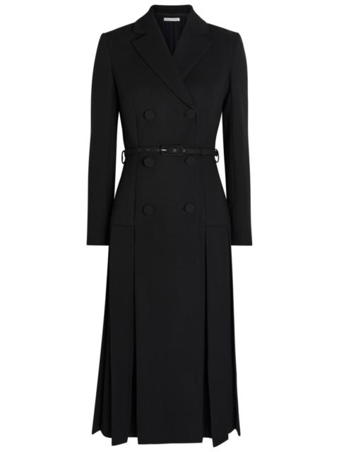 EMILIA WICKSTEAD Emilia Wickstead Chaney Belted Wool Midi Dress