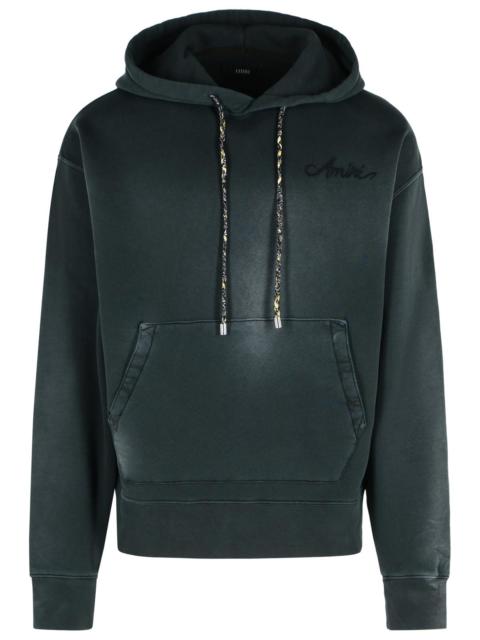 AMIRI Amiri 'Bleach Bandana' Black Cotton Sweatshirt Men