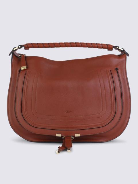 Chloé Chloé Brown Leather Marcie Shoulder Bag