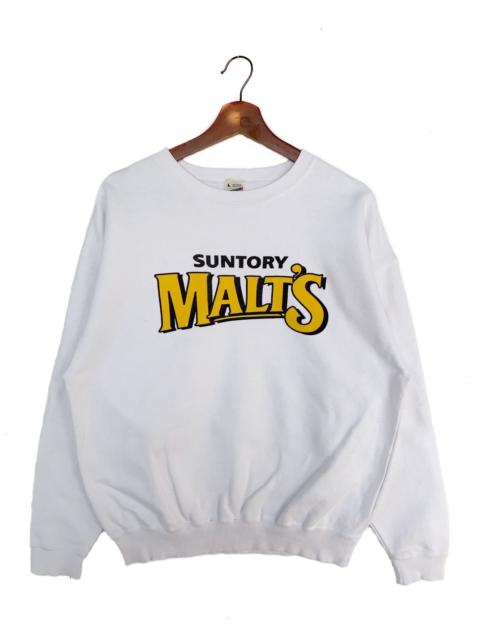 Other Designers Vintage Suntory Malt’s Sweatshirt/Size L/White Colour