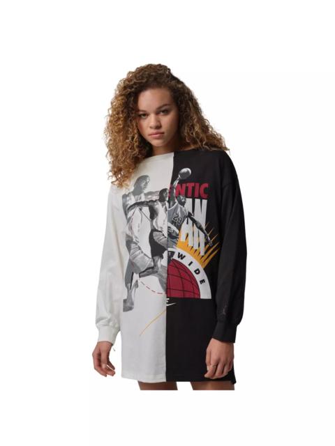 Jordan Women's Flight Graphic D2N Dress -Off White/Black