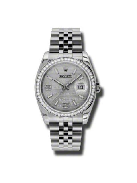 ROLEX Rolex Oyster Perpetual Datejust 36 Silver Wave Dial Stainless Steel Jubilee Bracelet Automatic Ladie