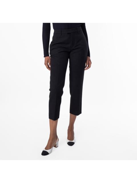 Burberry Burberry Tailored Virgin Wool Cropped Trousers