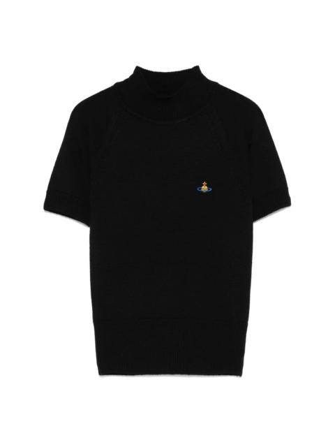 Vivienne Westwood BEA TURTLENECK TEE - BLACK