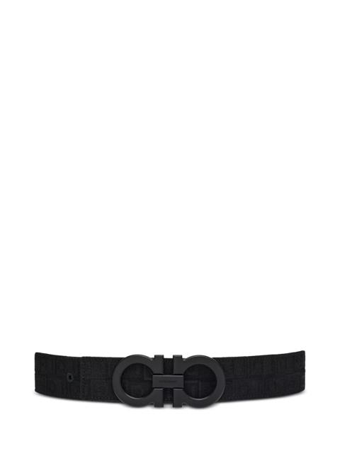 FERRAGAMO Men's Fixed Gancini Belt