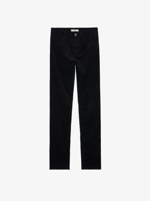 Zadig & Voltaire Steeve Velvet Pants