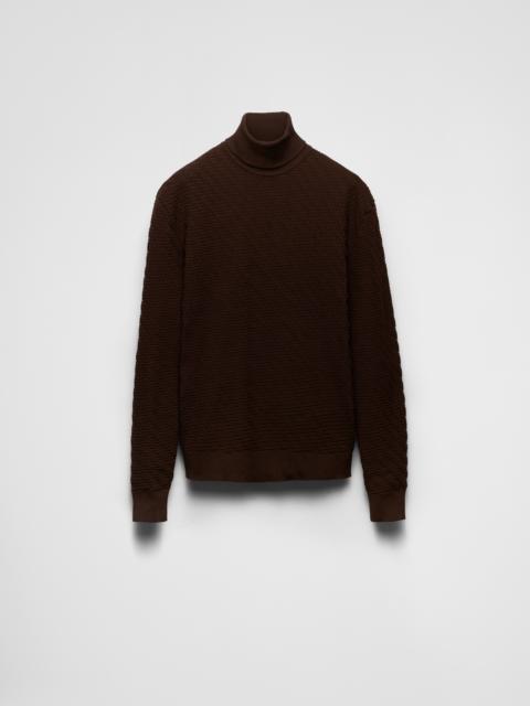 Prada Re-Nylon turtleneck sweater