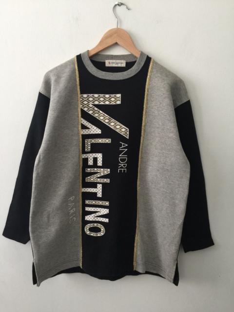 Other Designers Vintage - Andre Valentino Big Logo Sweatshirts 22x28