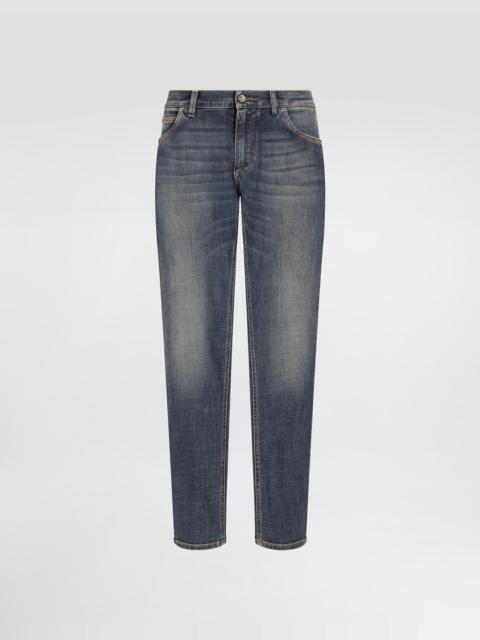 Acne Studios Regular fit jeans - 1992 - Mid Blue | REVERSIBLE