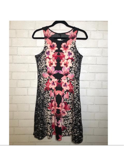 Other Designers H&M Floral + Animal Print Skater Dress