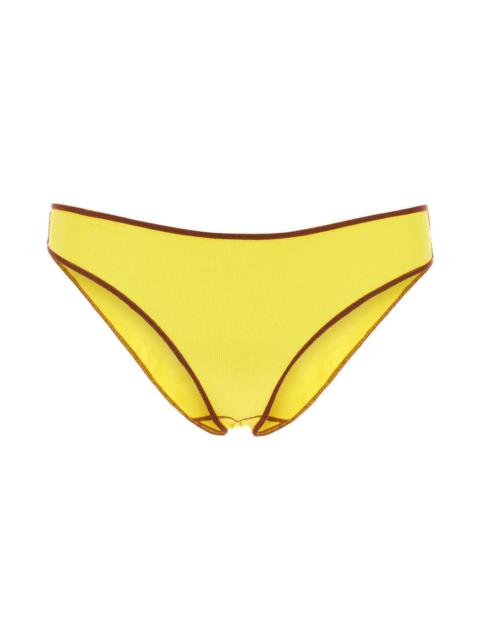 BASERANGE Fluo Yellow Stretch Cotton Brief