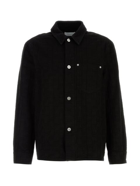 FERRAGAMO Black denim shirt