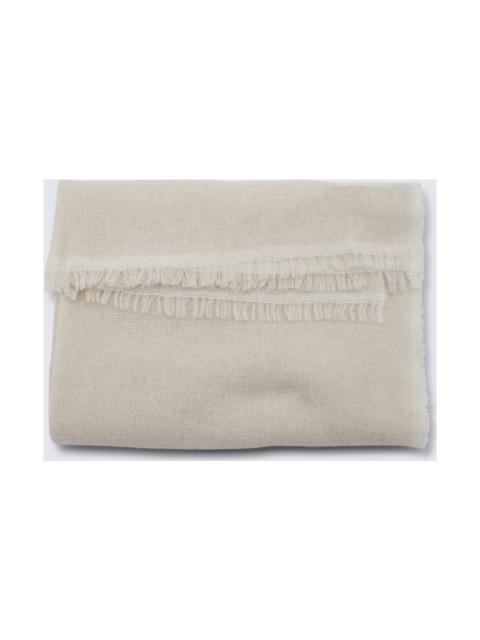 FABIANA FILIPPI White Cashmere Scarf