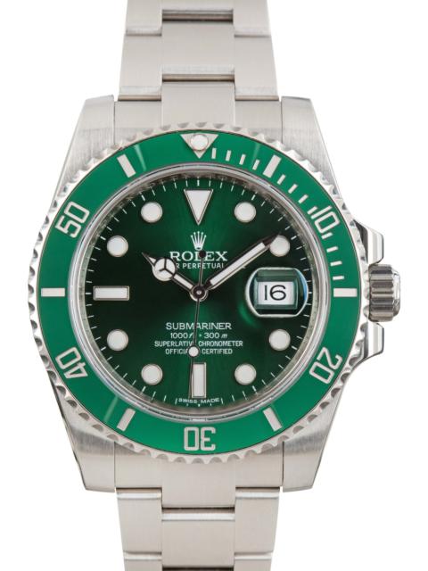 ROLEX Pre-Owned Rolex Submariner 116610LV Green Hulk