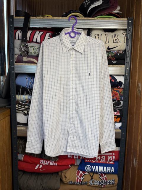 Other Designers Vintage - Striped YSL Shirt Summer Yves Saint Laurent Shirt