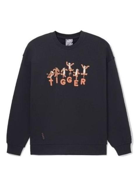 Li-Ning Li-Ning x Disney Crossover Series Cartoon Alphabet Printing Pullover 'Black' AWDS547-1