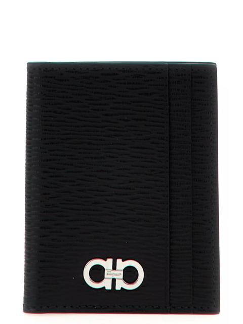 FERRAGAMO Ferragamo Men 'Revival Gancio' Card Holder