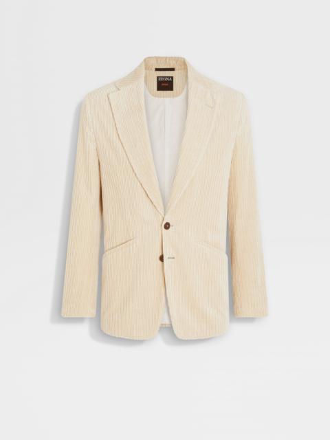 ZEGNA LIGHT BEIGE CASHCO JACKET