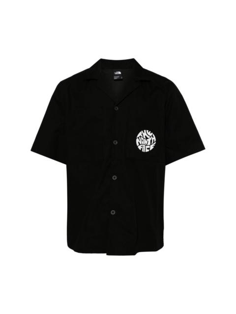 logo-print short-sleeved shirt