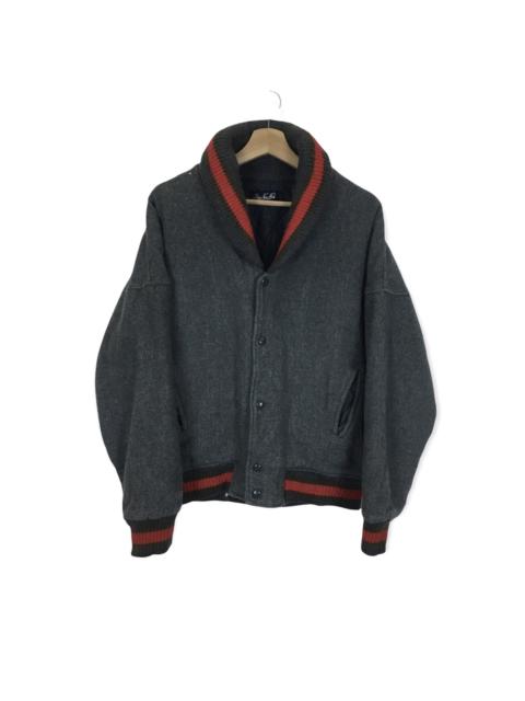 Other Designers Japanese Brand - Freedom Wool Knit Varsity
