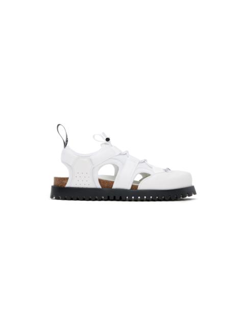 White Medusa Track Sandals