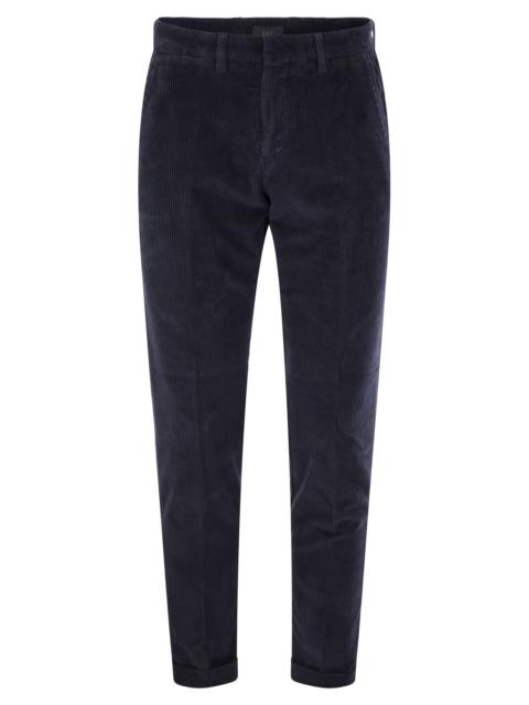 Other Designers Fay Men Slim Corduroy Trousers