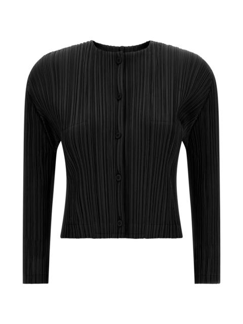 Pleats Please Issey Miyake 'Monthly Colors: August' cardigan