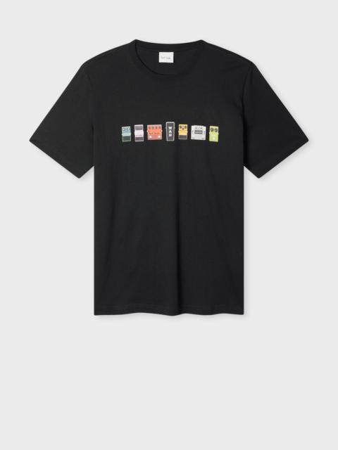 Paul Smith Paul Smith x Oasis - Black Guitar Pedals Print T-Shirt