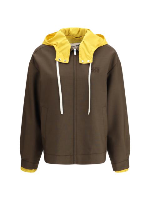 Miu Miu Women Hooded Bomber Jacket