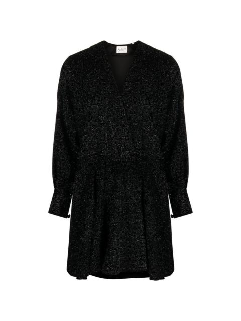 Isabel Marant Étoile shimmer long-sleeve dress