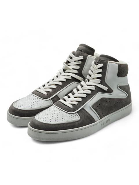 CELINE CT-01 High Top Sneakers in White and Gray size 46 $890