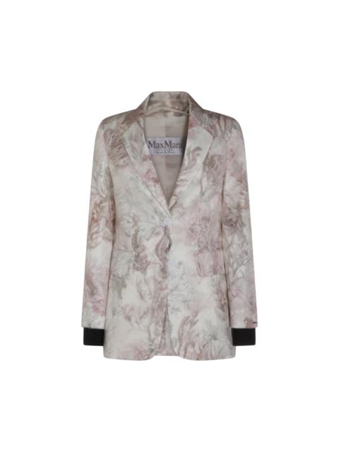 Max Mara Multicolor Silk Mxspalomba Blazer