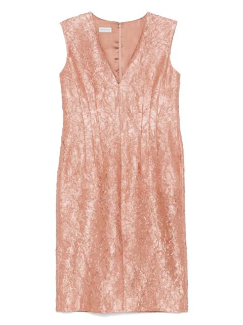Dries Van Noten Crinkled Midi Dress