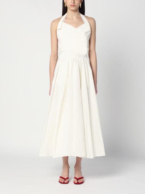 PATOU Ivory dress with a bow on the back